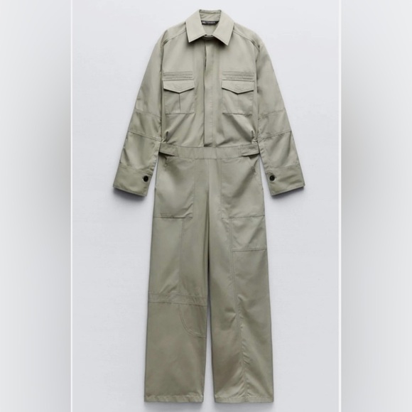Zara Pants - NEW Zara Jumpsuit - Size Large